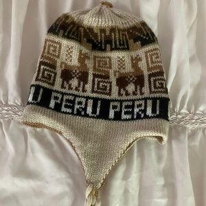 Unisex Peru Alpaca Winter Earflap Reversible Chullo Hat